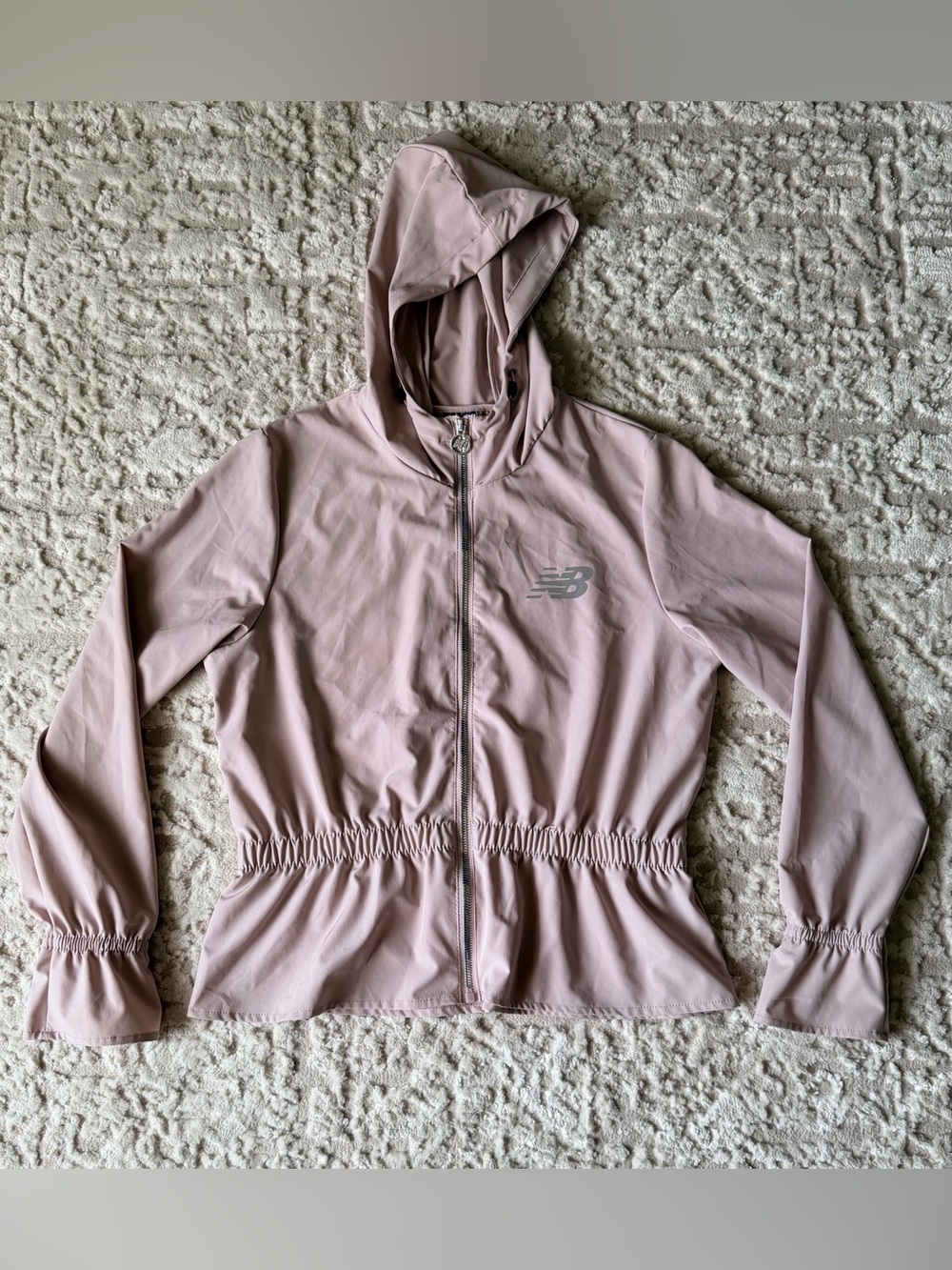New Balance Dusty Rose Hooded Zip Jacket